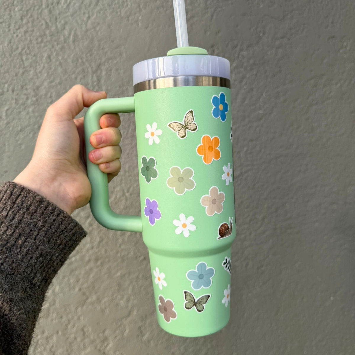 Mini Flower & Butterfly Stickers | Spring Sticker Pack