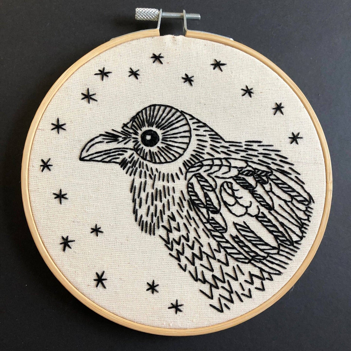 Raven Nevermore Embroidery Kit
