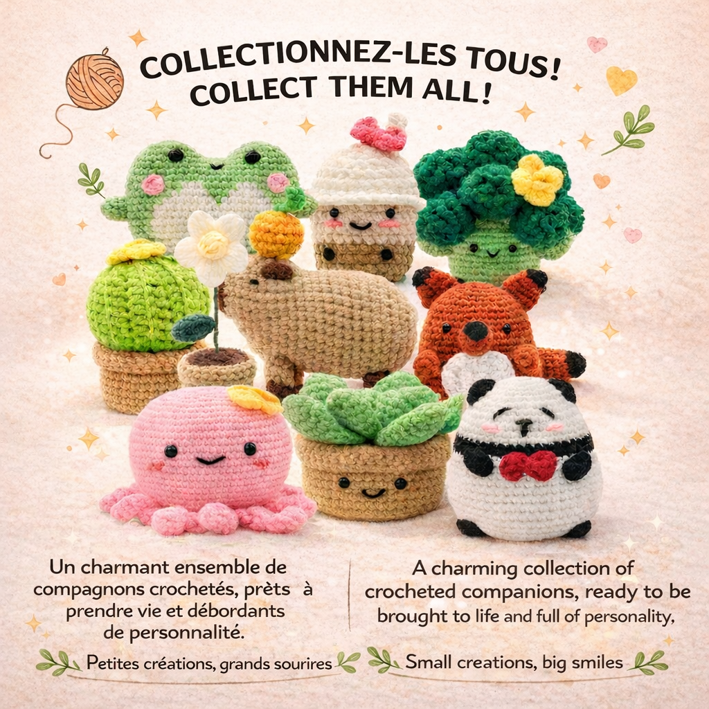 Succulent Crochet Kit