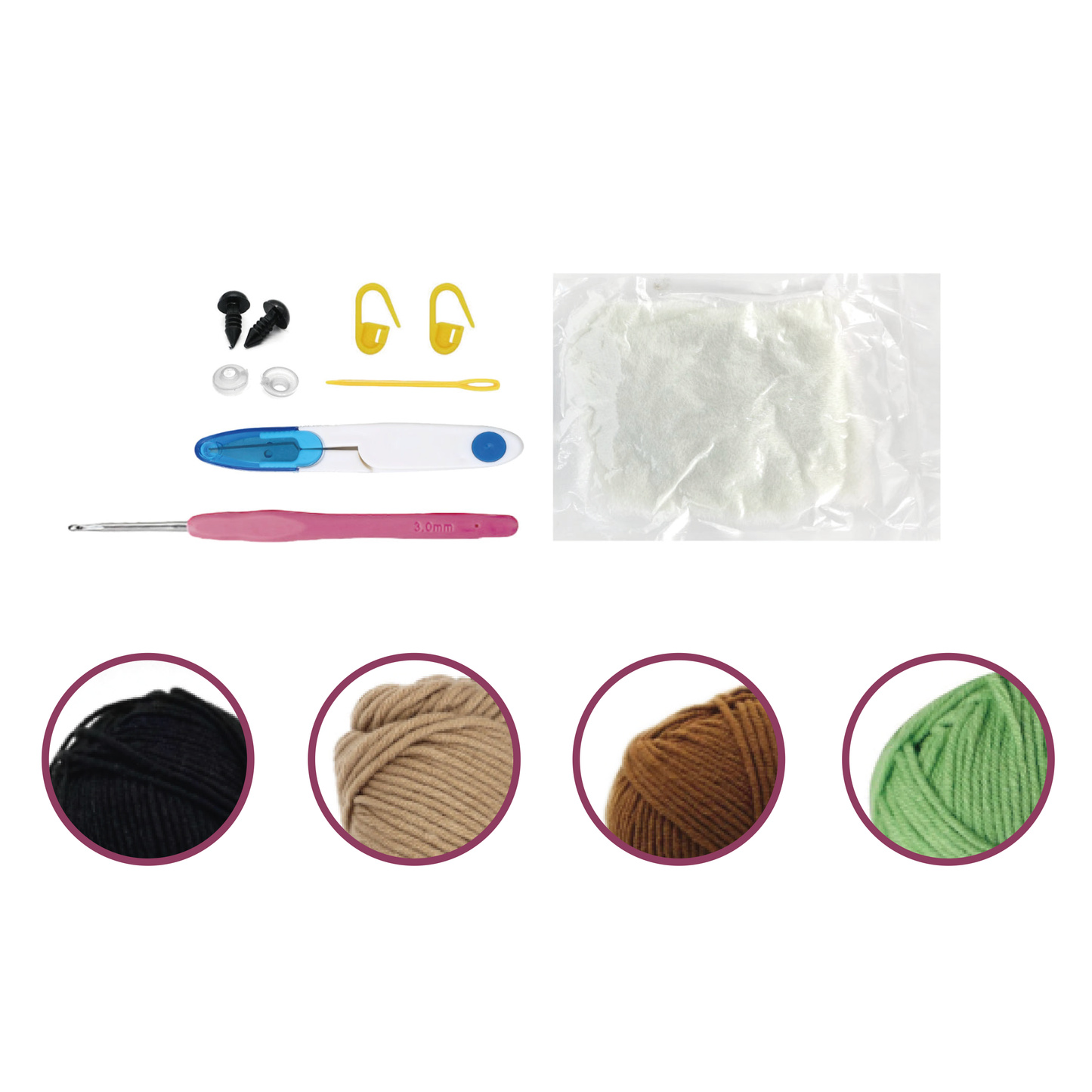 Succulent Crochet Kit