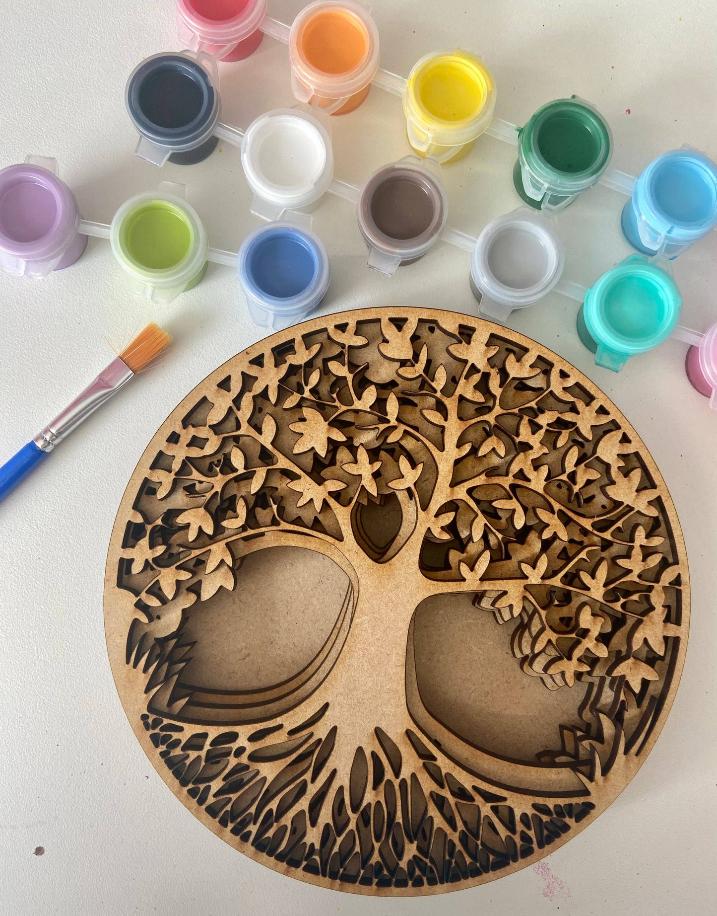 Tree of Life Shadow Box (DIY Acrylic Painting Kit)