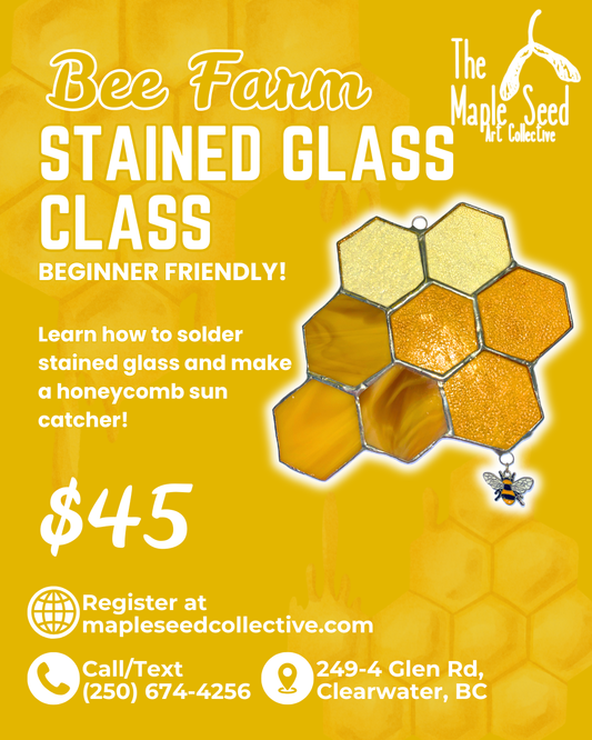 Bee Farm Stained Glass Class