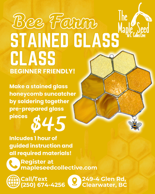 Bee Farm Stained Glass Class