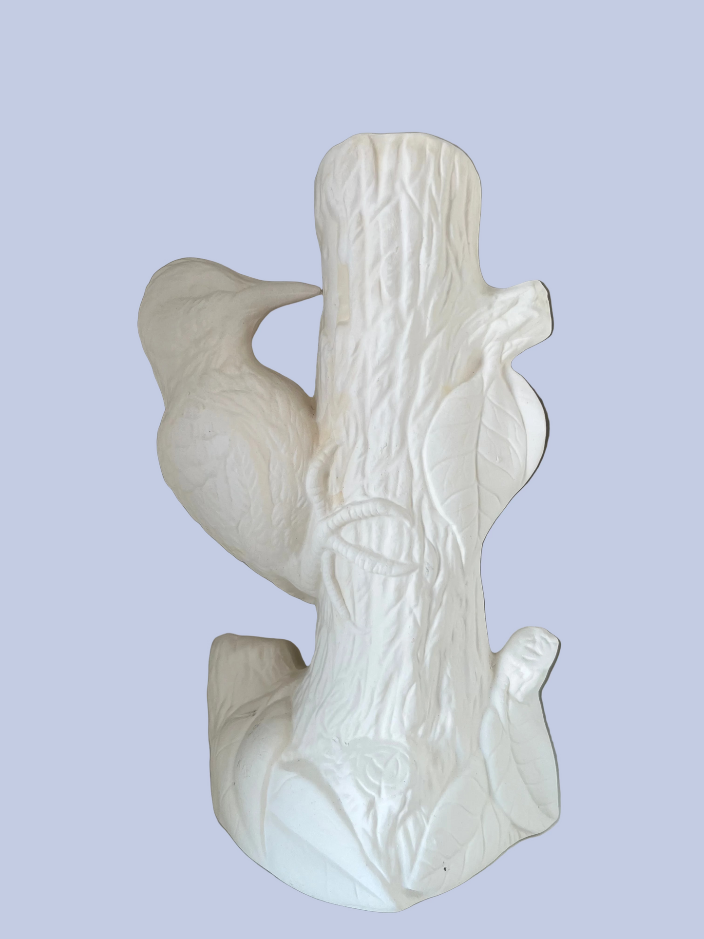 Bird in Tree Ceramic Bisque