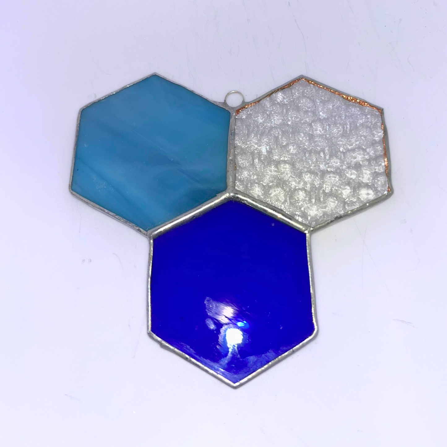 Honeycomb Stained Glass - 3 Piece
