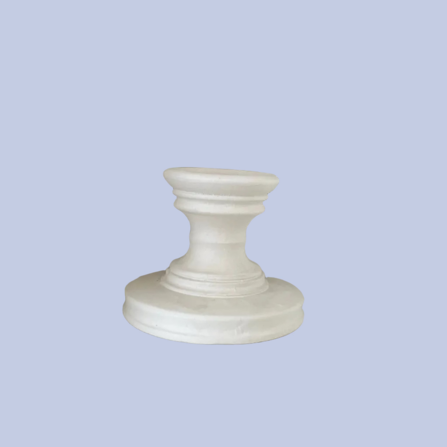 Candle Stick Holder Ceramic Bisque
