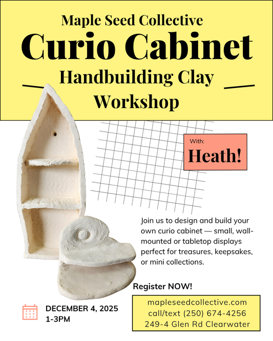 Curio Cabinet Hand Building Clay Class