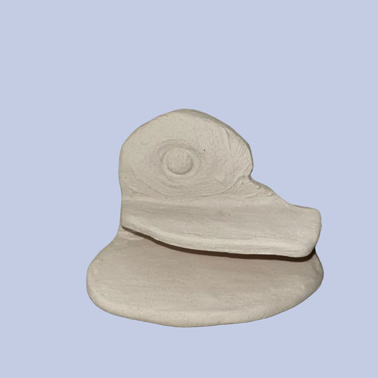 Curio Shelf Ceramic Bisque