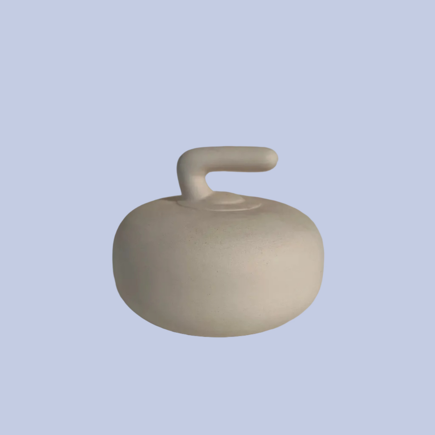 Curling Rock Ceramic Bisque