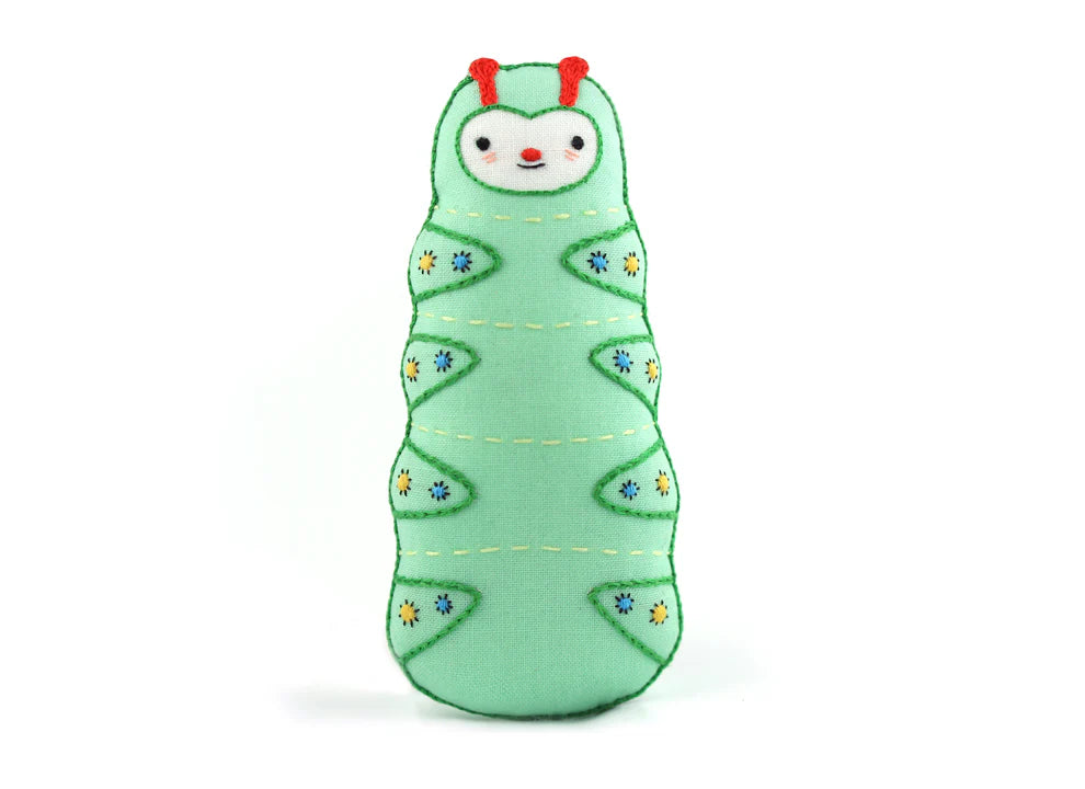 Caterpillar Embroidery Starter Kit