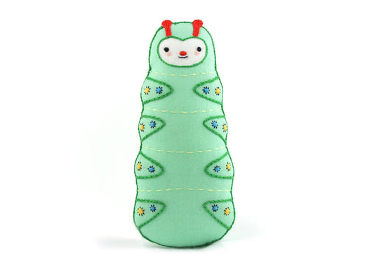Caterpillar Embroidery Starter Kit