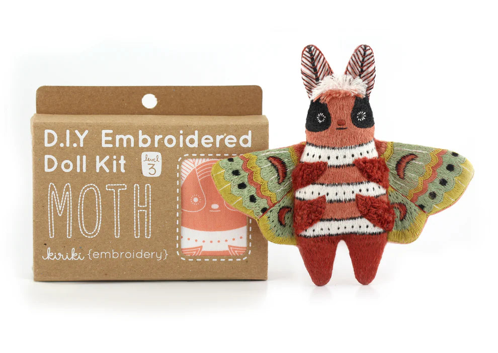 Moth Embroidery Starter Kit