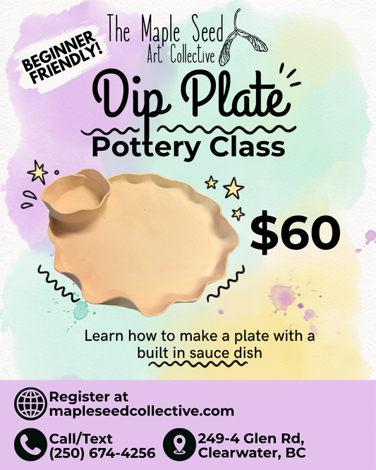Dip Plate Pottery Class