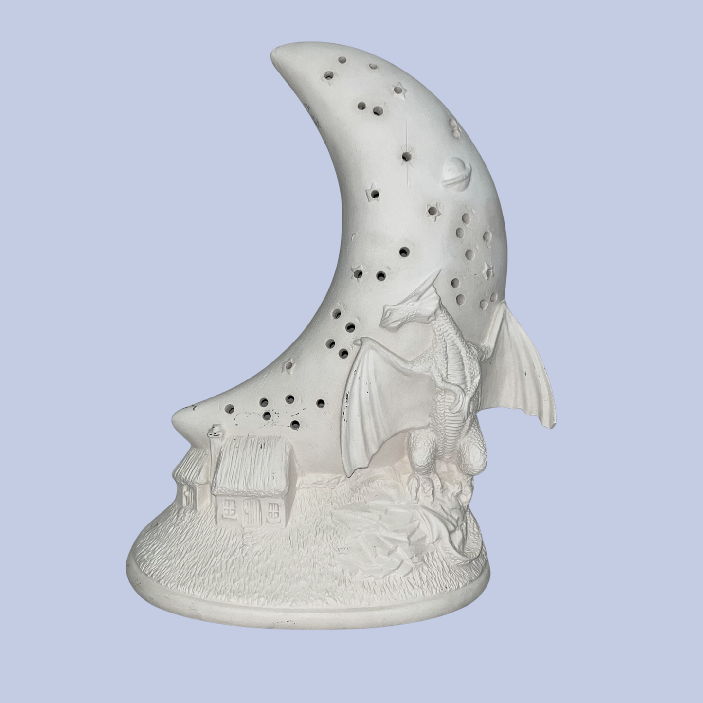 Dragon Moon Ceramic Bisque