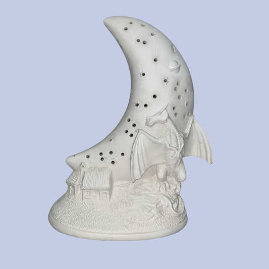 Dragon Moon Ceramic Bisque