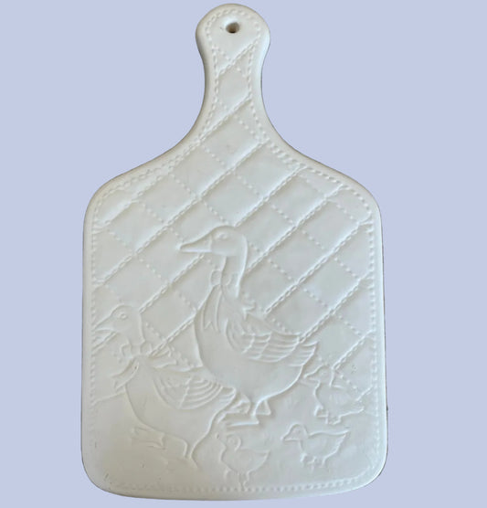 Duck Pot Holder Ceramic Bisque
