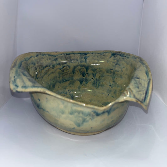 6" Thrown Bowl -  Green Pottery