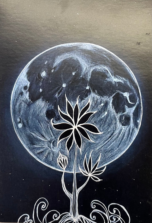 Moon Postcard