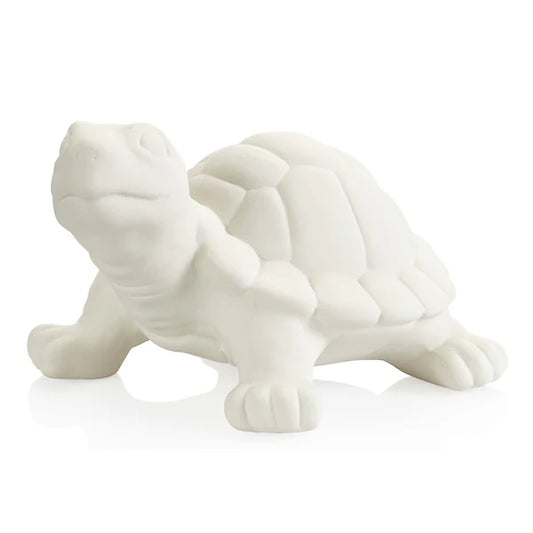 Garden Turtle Ceramic Bisque