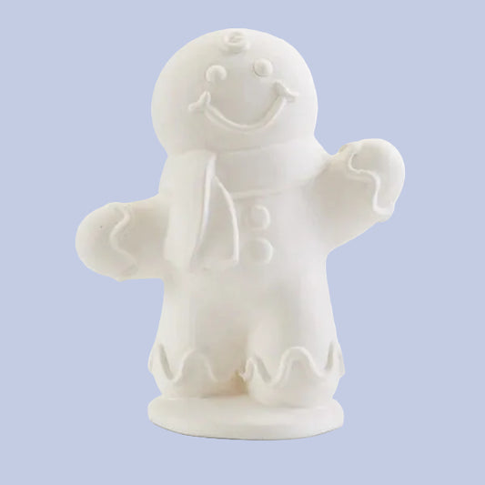 Gingerbread Man Ceramic Bisque