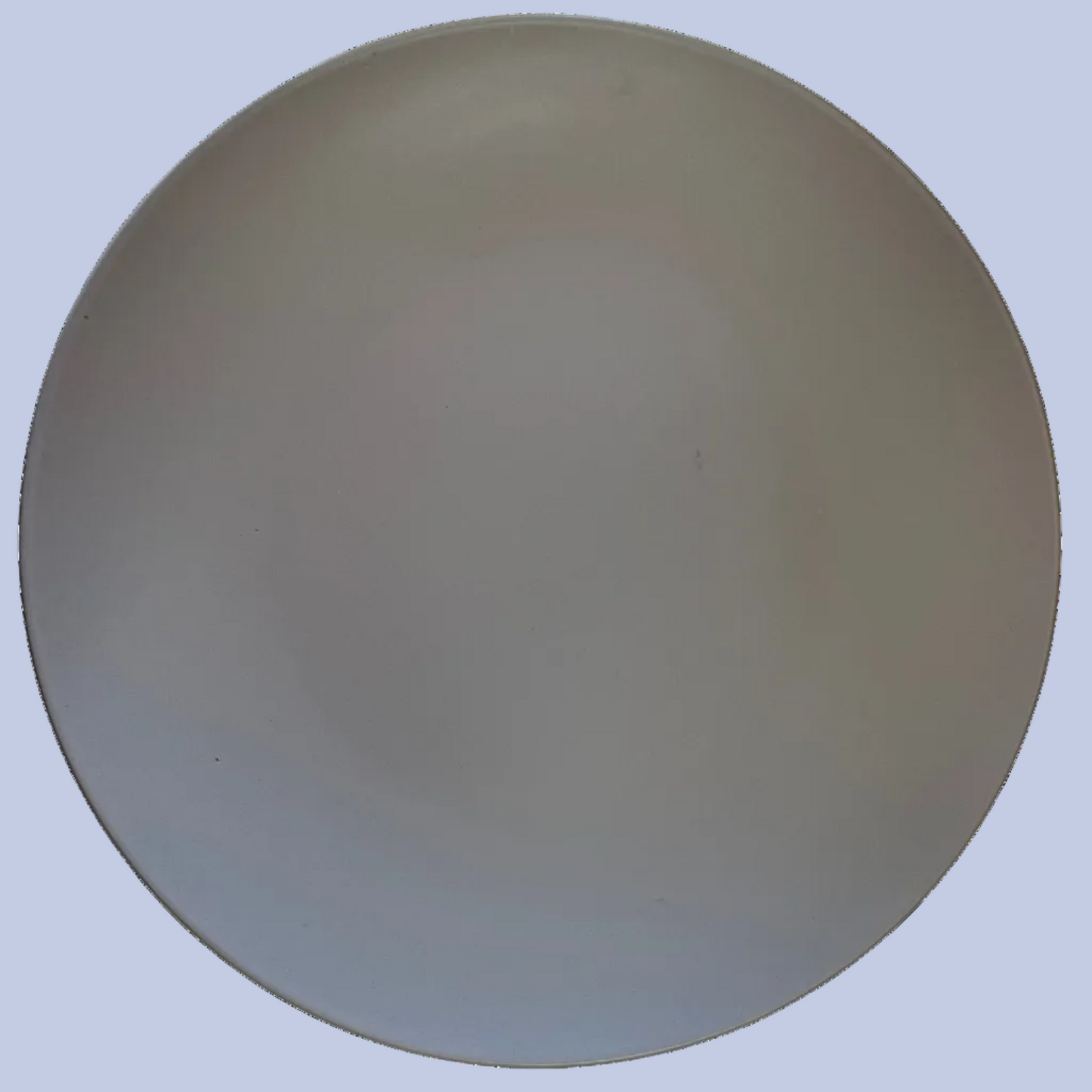 Gray Plate Ceramic Bisque