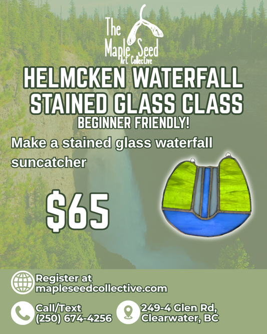 Helmcken Waterfall Stained Glass Class