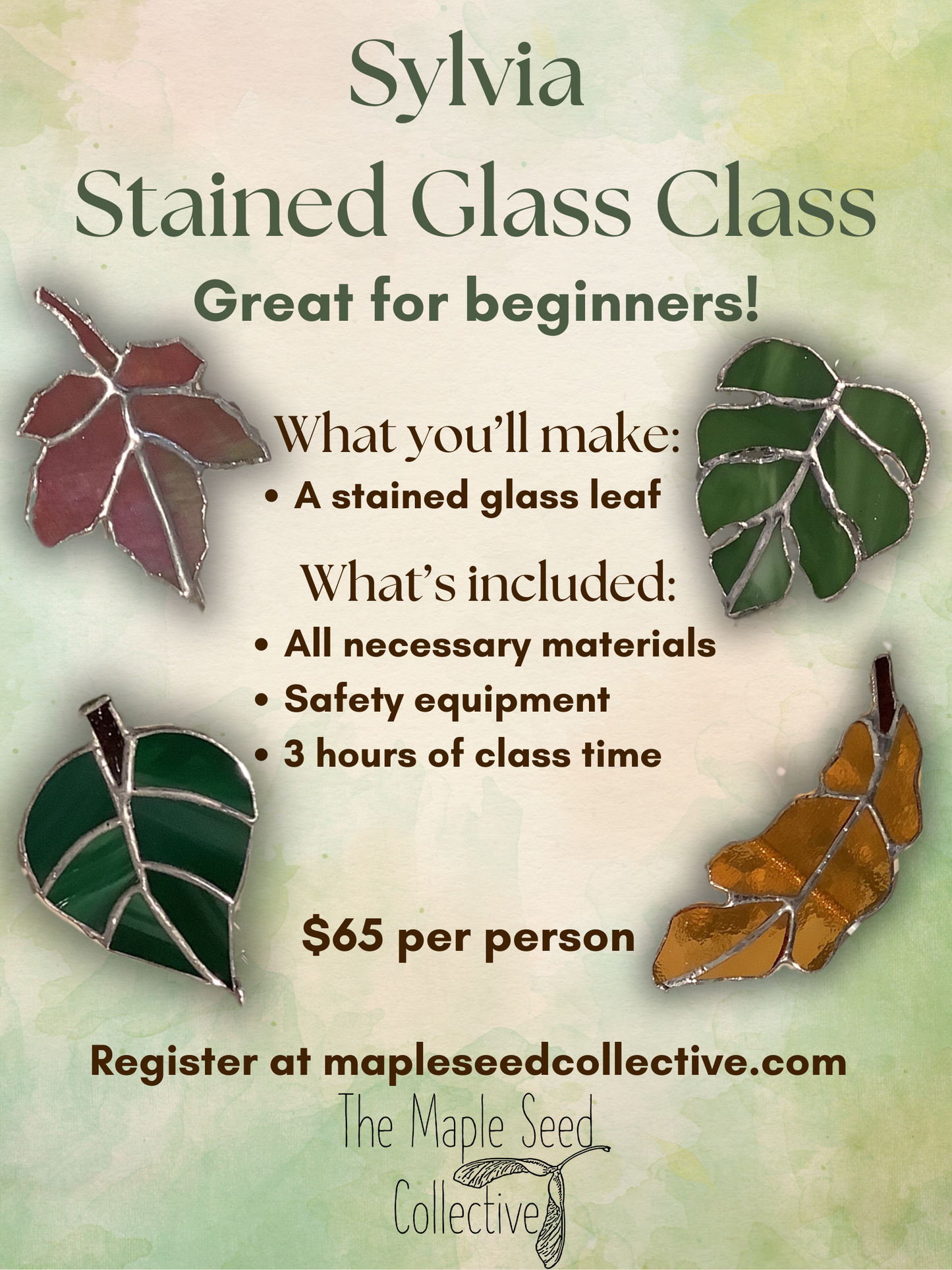 Sylvia Stained Glass Class