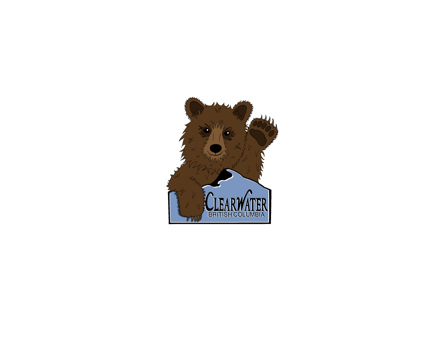 Clearwater Bear Sticker