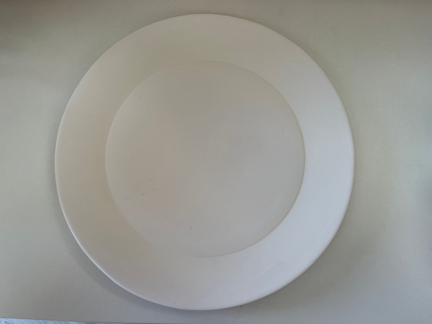 Large Plate Ceramic Bisque