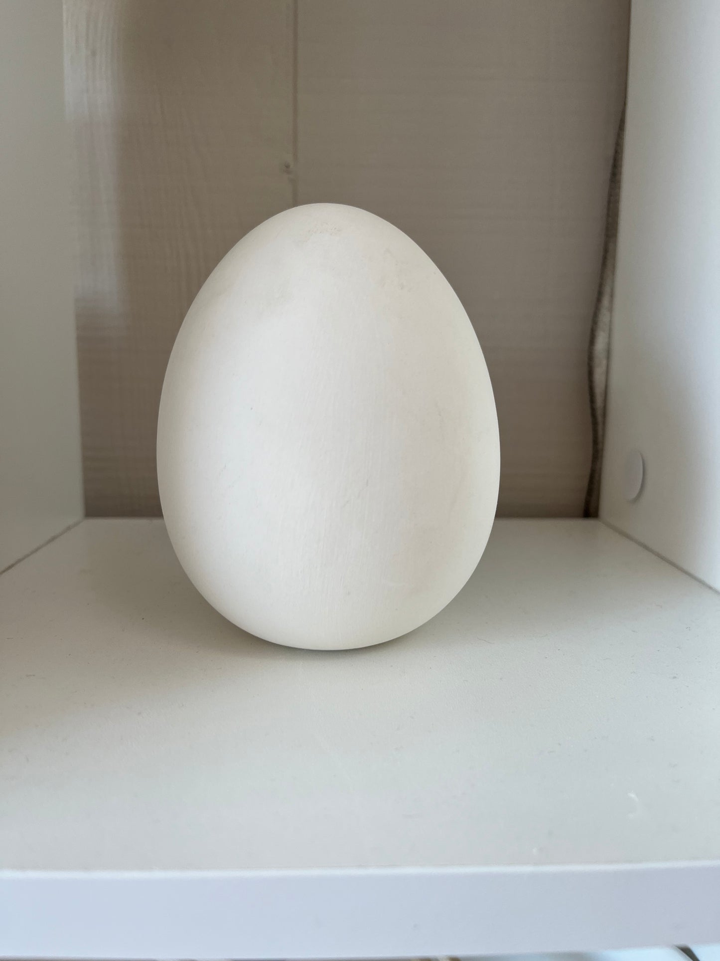 Large Egg Ceramic Bisque