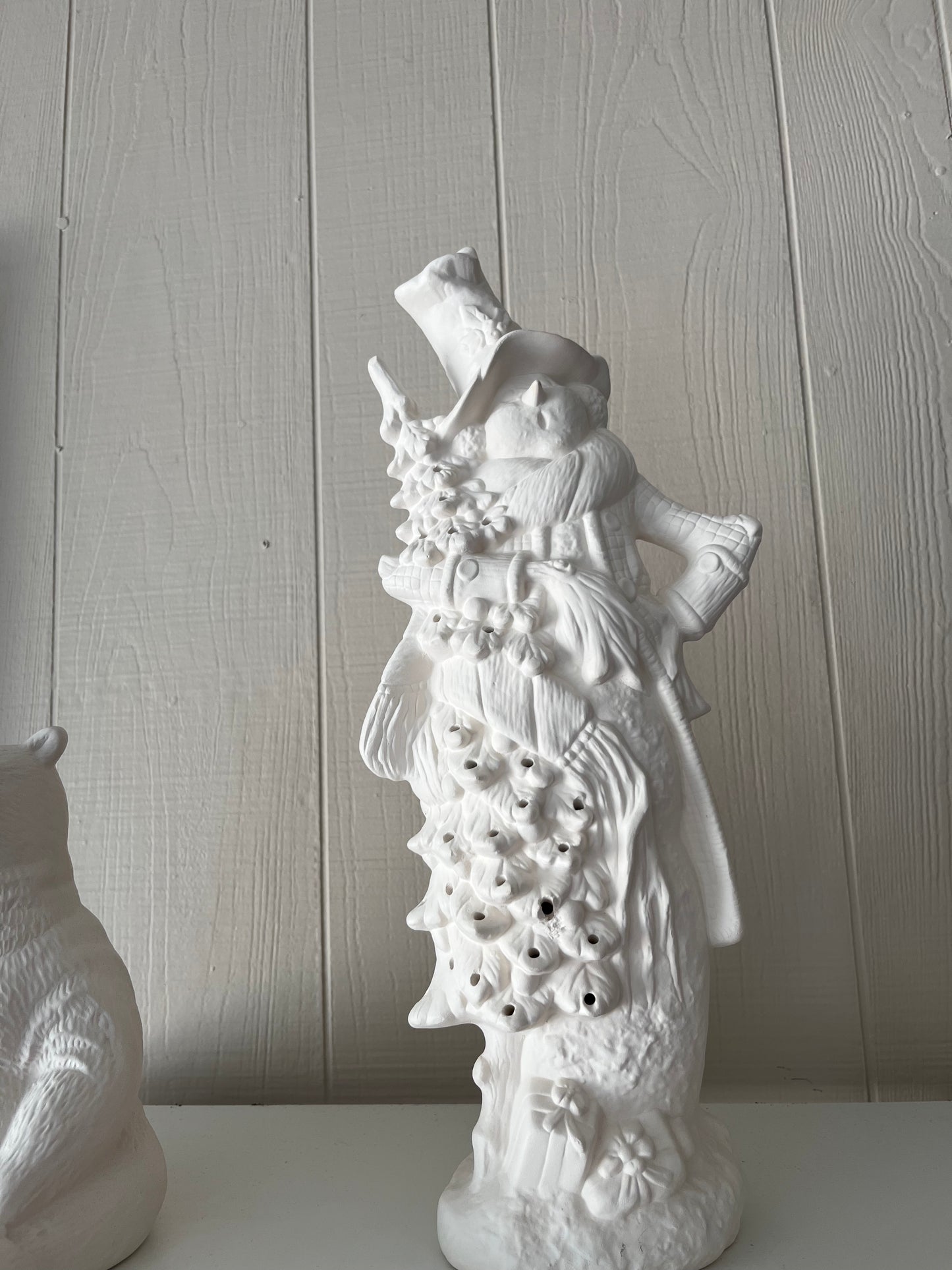 Festive Tree Snowman Ceramic Bisque