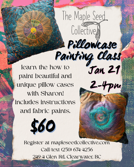 Pillowcase Painting Class
