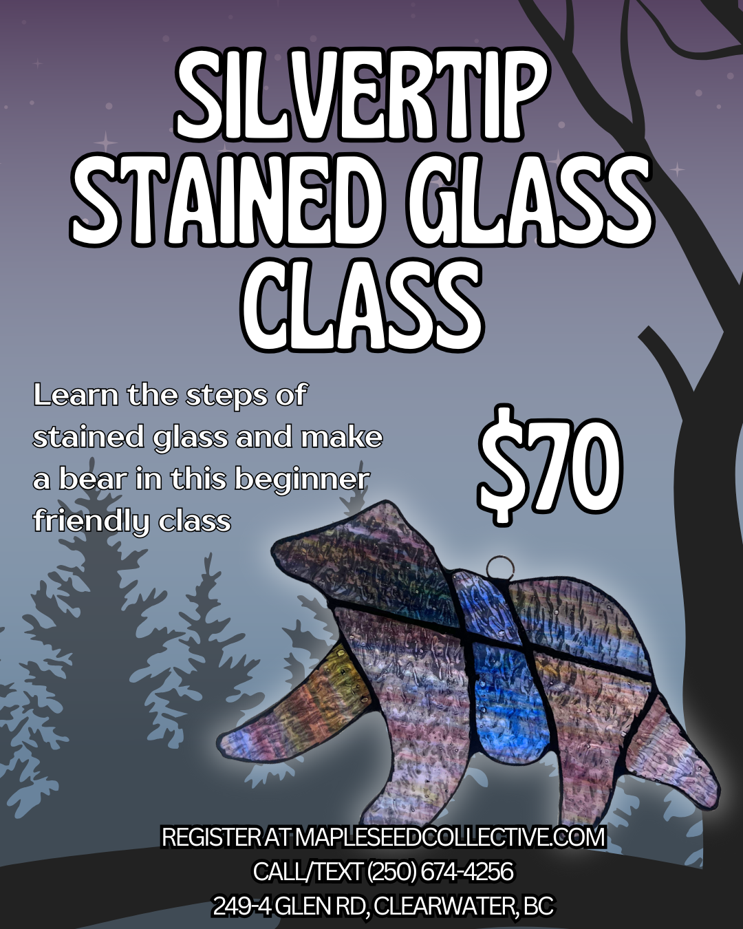 Silvertip Stained Glass Class