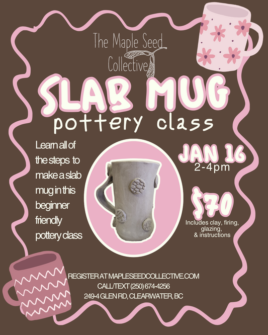Slab Mug Hand Building Class