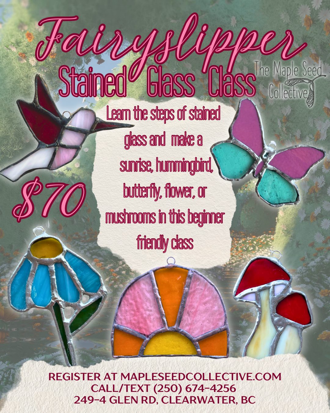 Fairyslipper Stained Glass Class