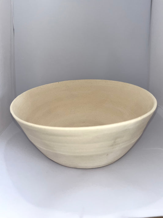6” Bowl Ceramic Bisque