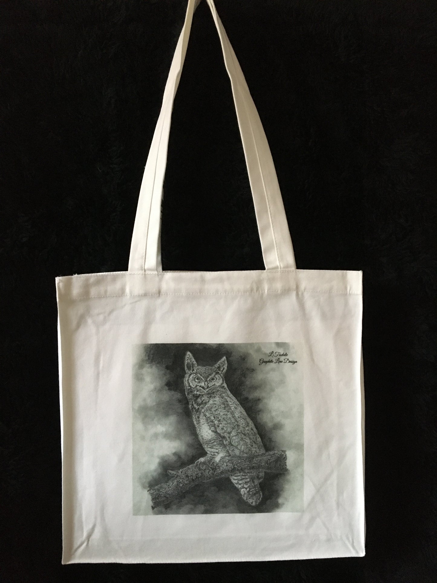 Owl Tote Bag by Laura Tisdale