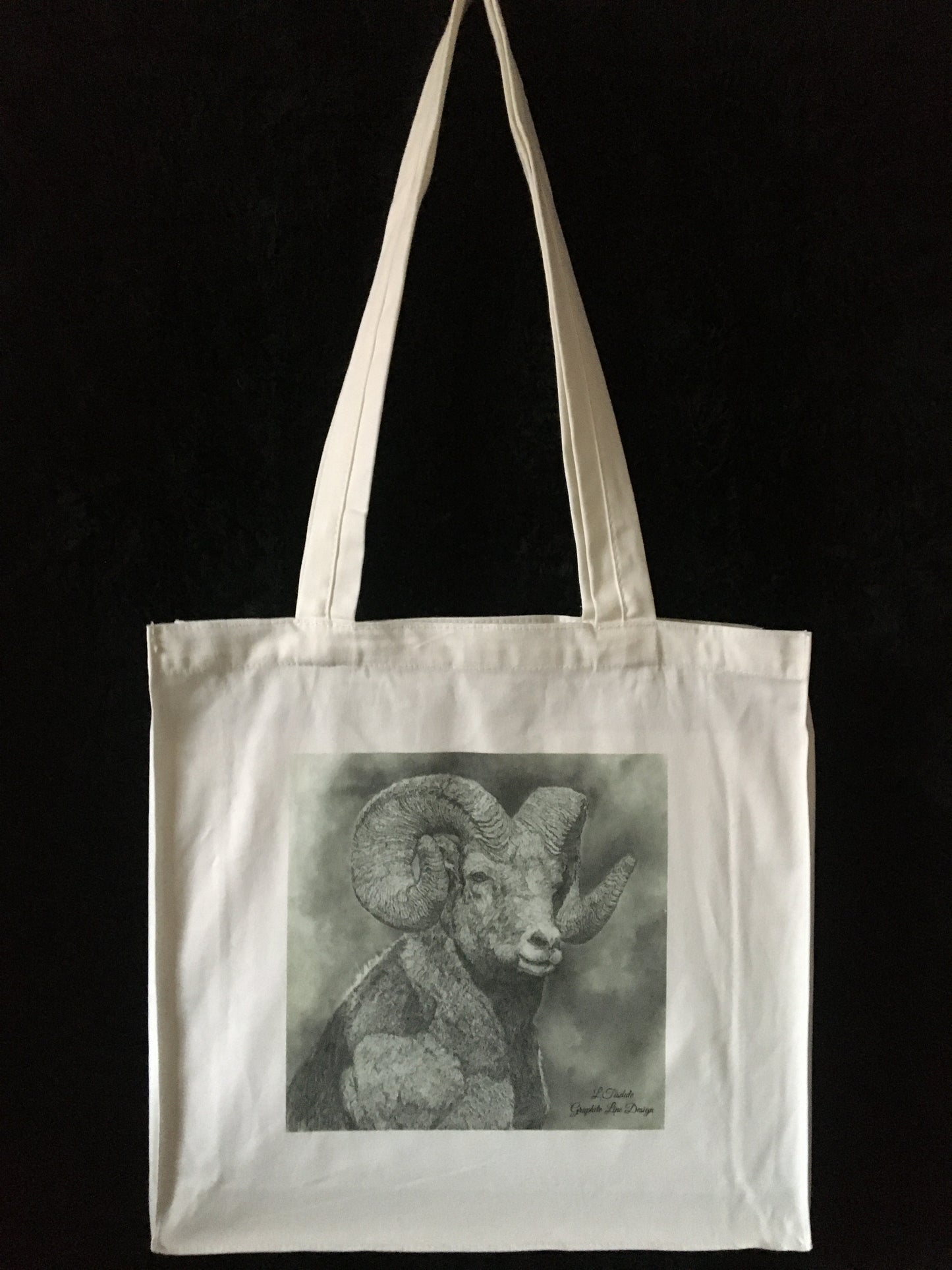 Bighorn Sheep Tote Bag by Laura Tisdale