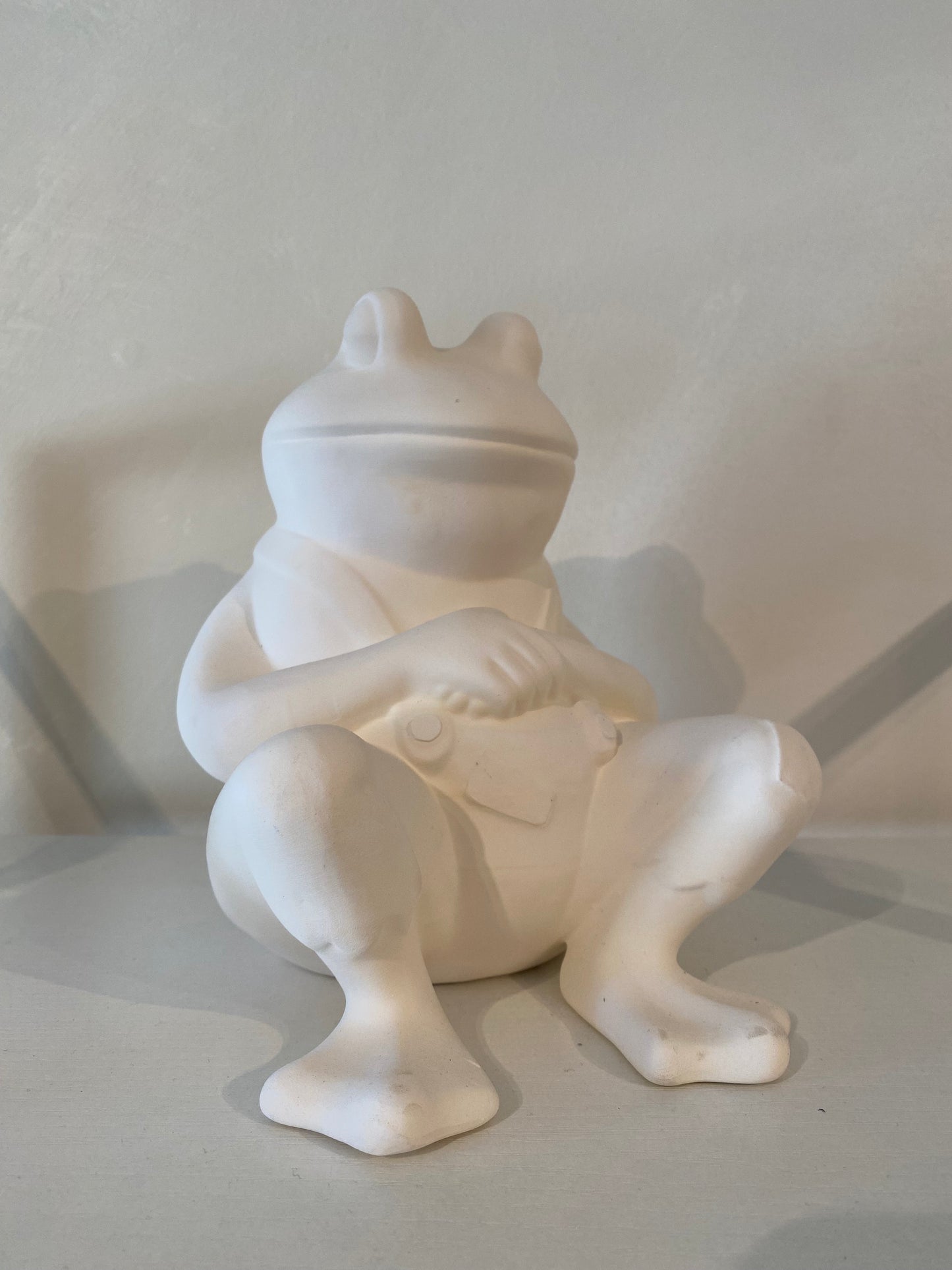 Large Frog Friend Ceramic Bisque