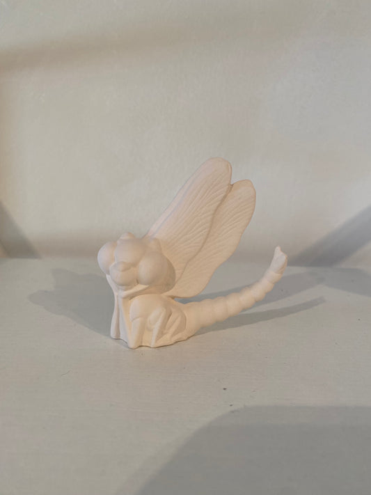 Dragonfly Ceramic Bisque