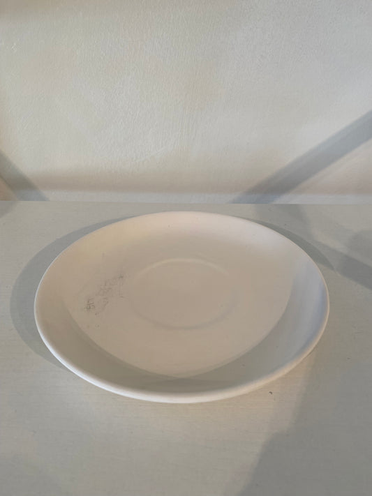 Small Plate Ceramic Bisque