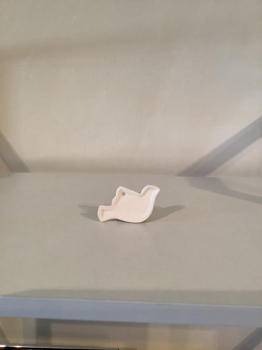 Dove Ornament Ceramic Bisque