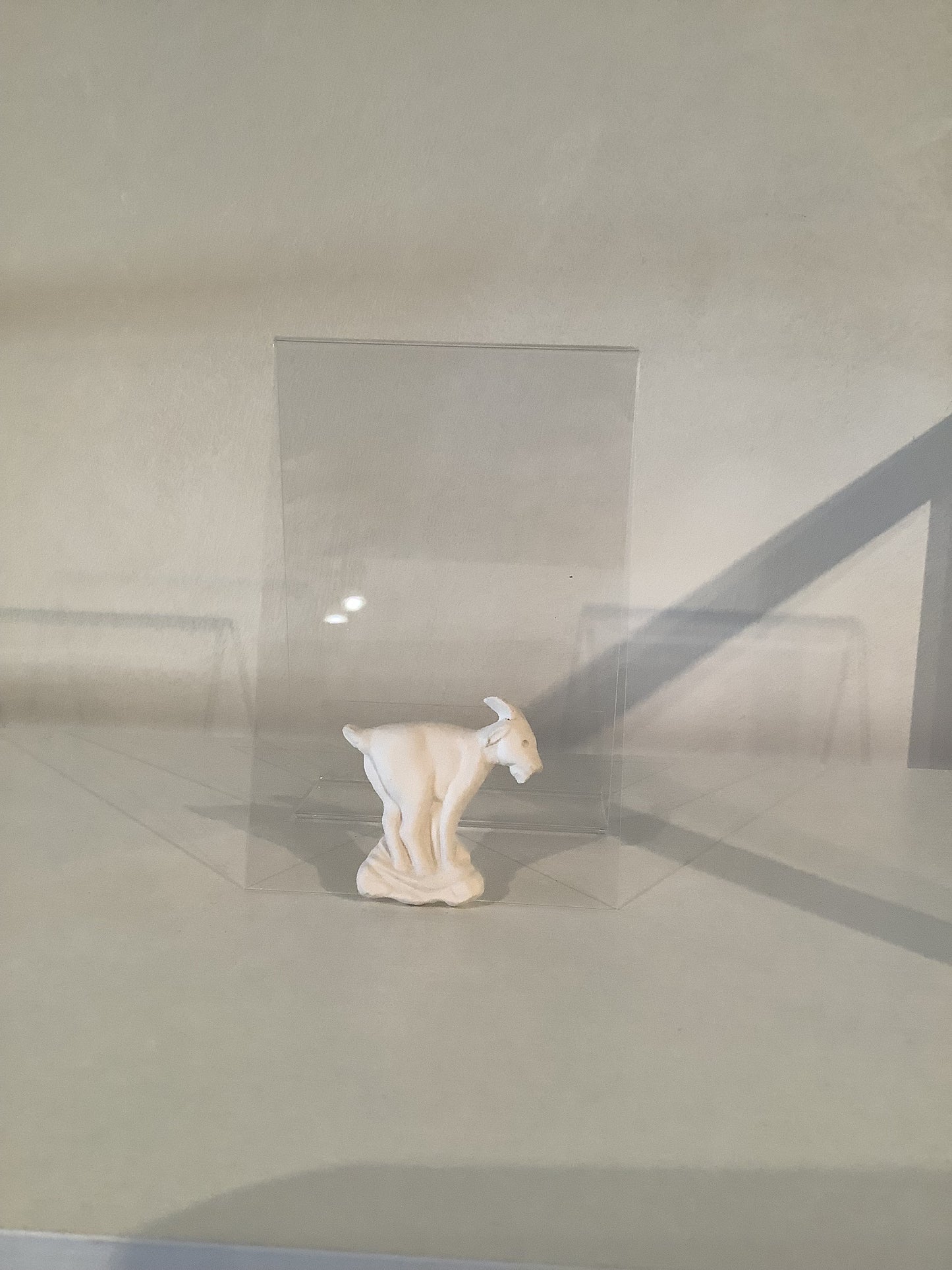 Goat Ornament Ceramic Bisque