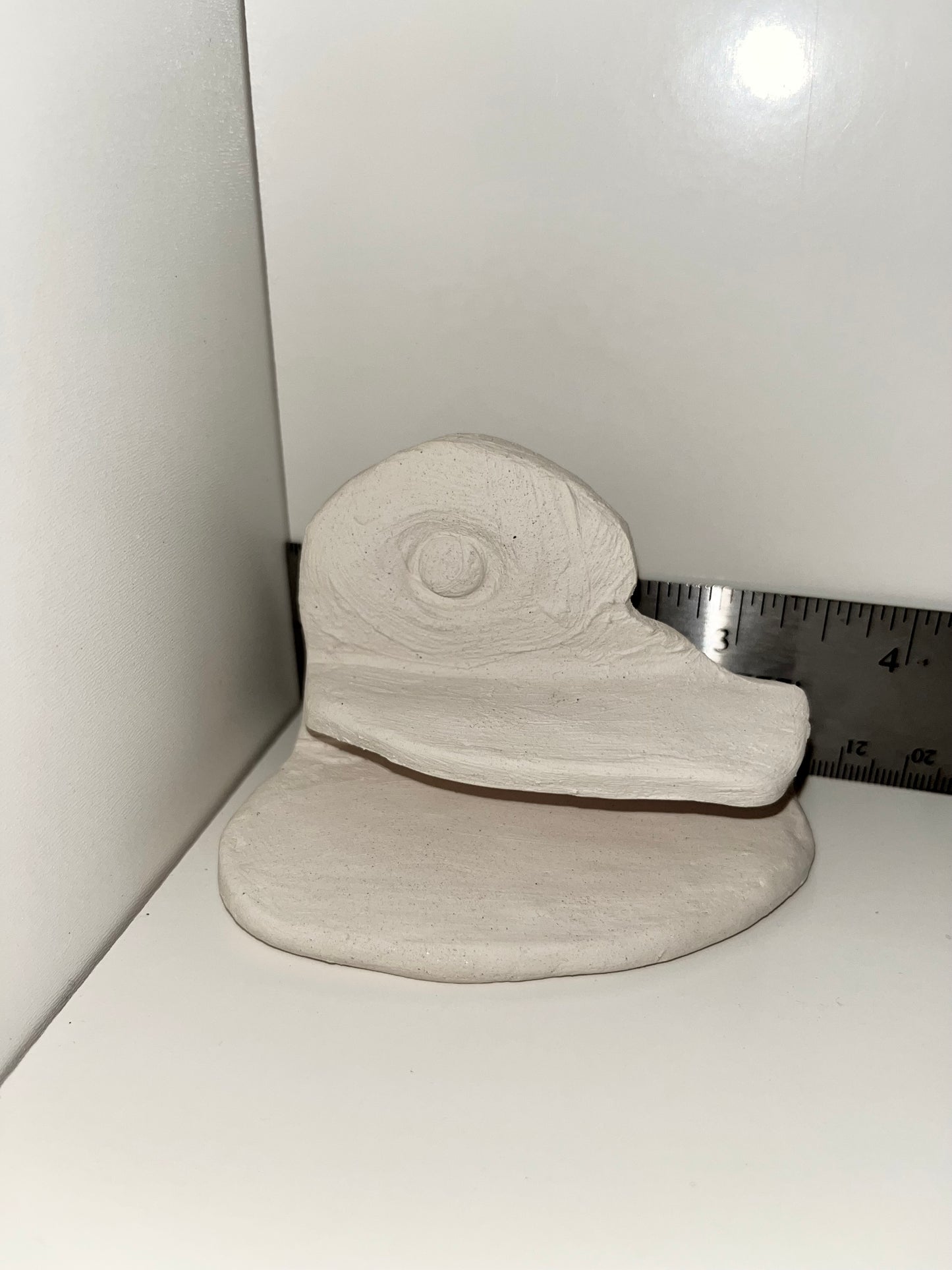 Curio Shelf Ceramic Bisque