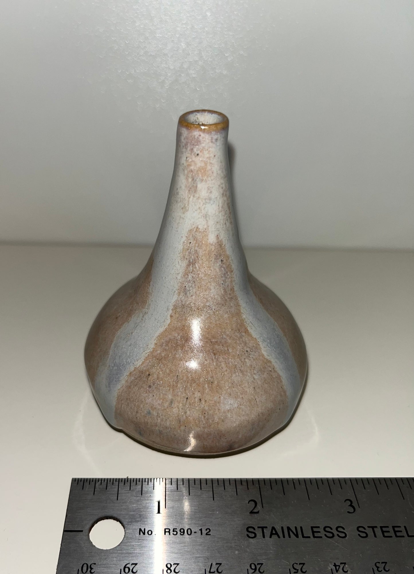 2.5" Cream Vase by Heath Fehr