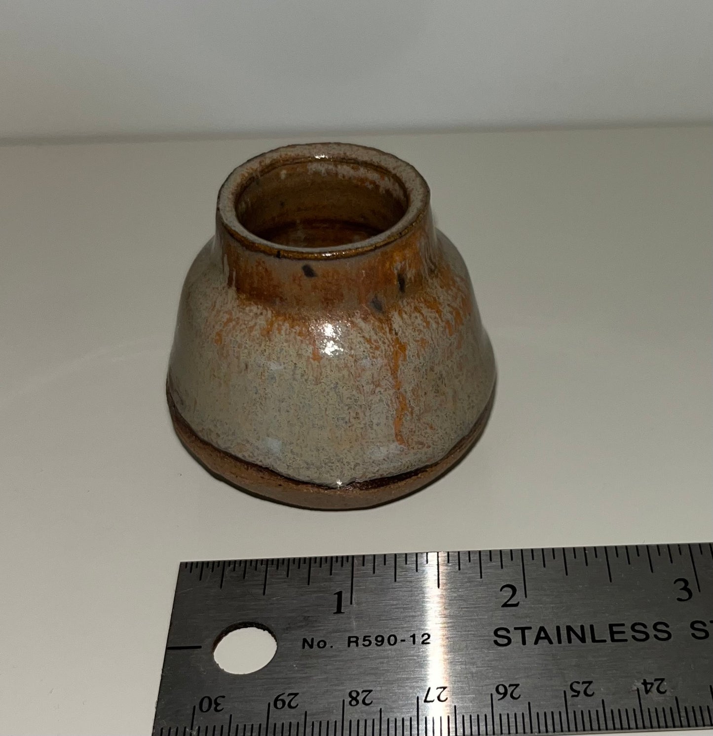 2"Short Wide Mouth Vase by Heath Fehr