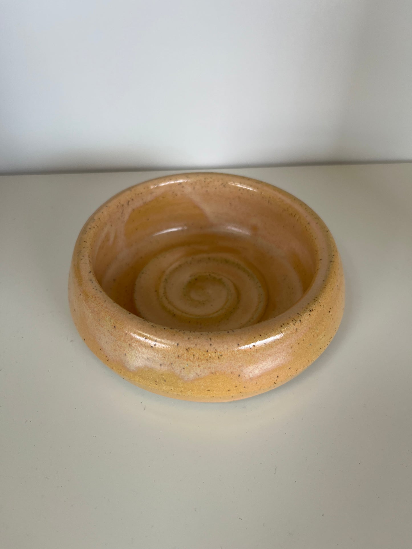 4.5" Thrown Dish -  Yellow Pottery
