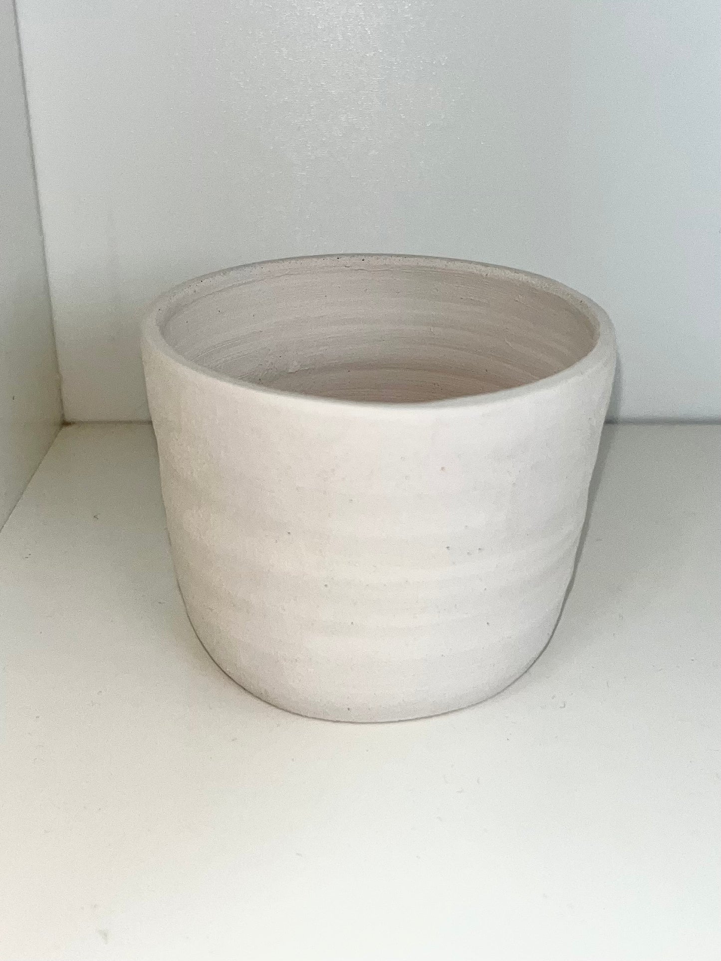 3” Short Cup Ceramic Bisque