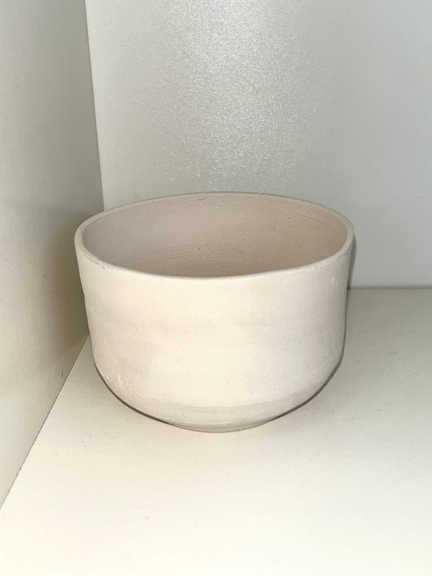 4” Tall Bowl Ceramic Bisque