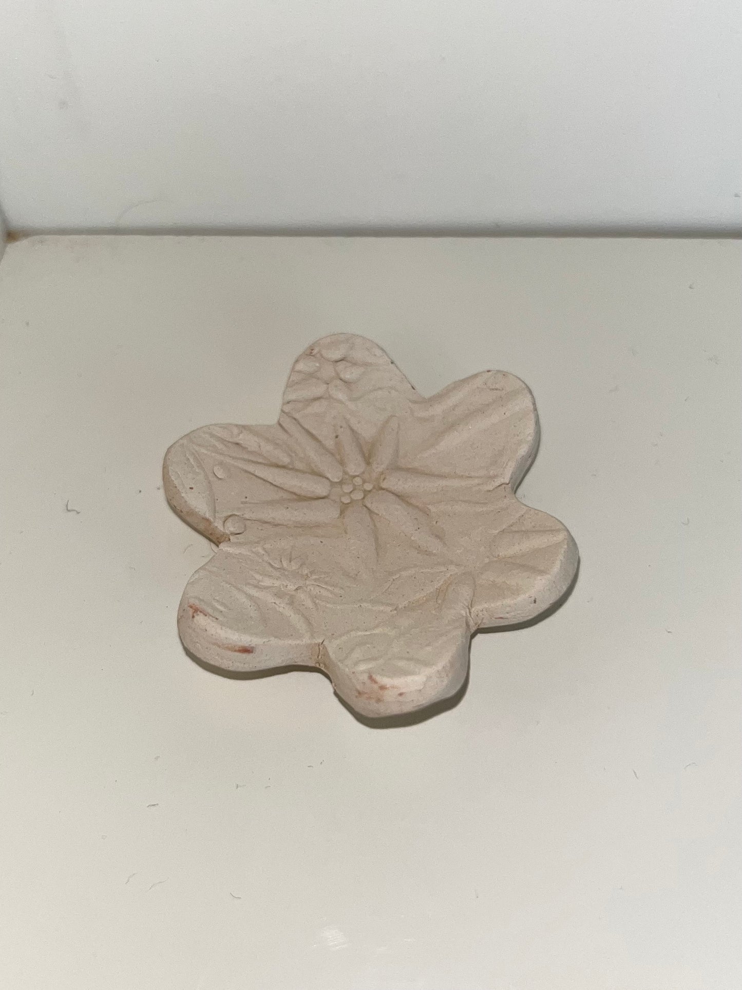 2" Flower Dish Ceramic Bisque